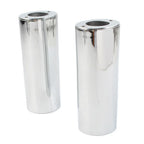 Smooth +2" Extended Fork Slider Covers for Harley Street Glide, Road King, Softail (2006-2023)