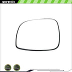 Left Side LH Heated Door Mirror Glass w/Base for Dodge Caravan (2008–2011)