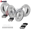 Set of 4 Front Rear Brake Rotors + Ceramic Pads for Toyota Sequoia (2001–2007)