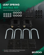 Leaf Spring Install Kit for Chevrolet Camaro Pontiac Firebird (1970–1981)