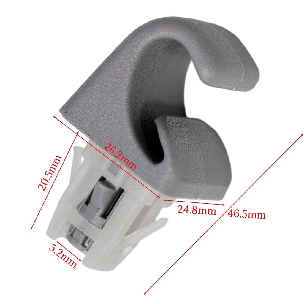 Set of 2 Car Hook Clips for Toyota (26.2x24.8x46.5mm)