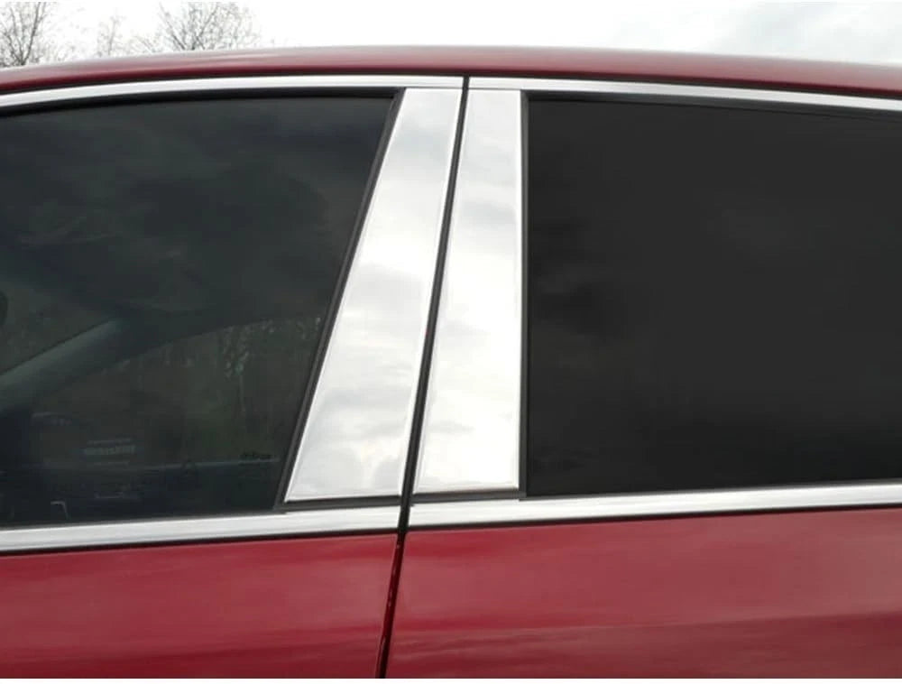4pc Luxury FX Stainless Steel Pillar Post Trim for 2017-2022 Kia Sportage