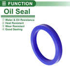 Set of 5 Oil Seal Rotary Shaft Seal 80x100x12mm High Pressure