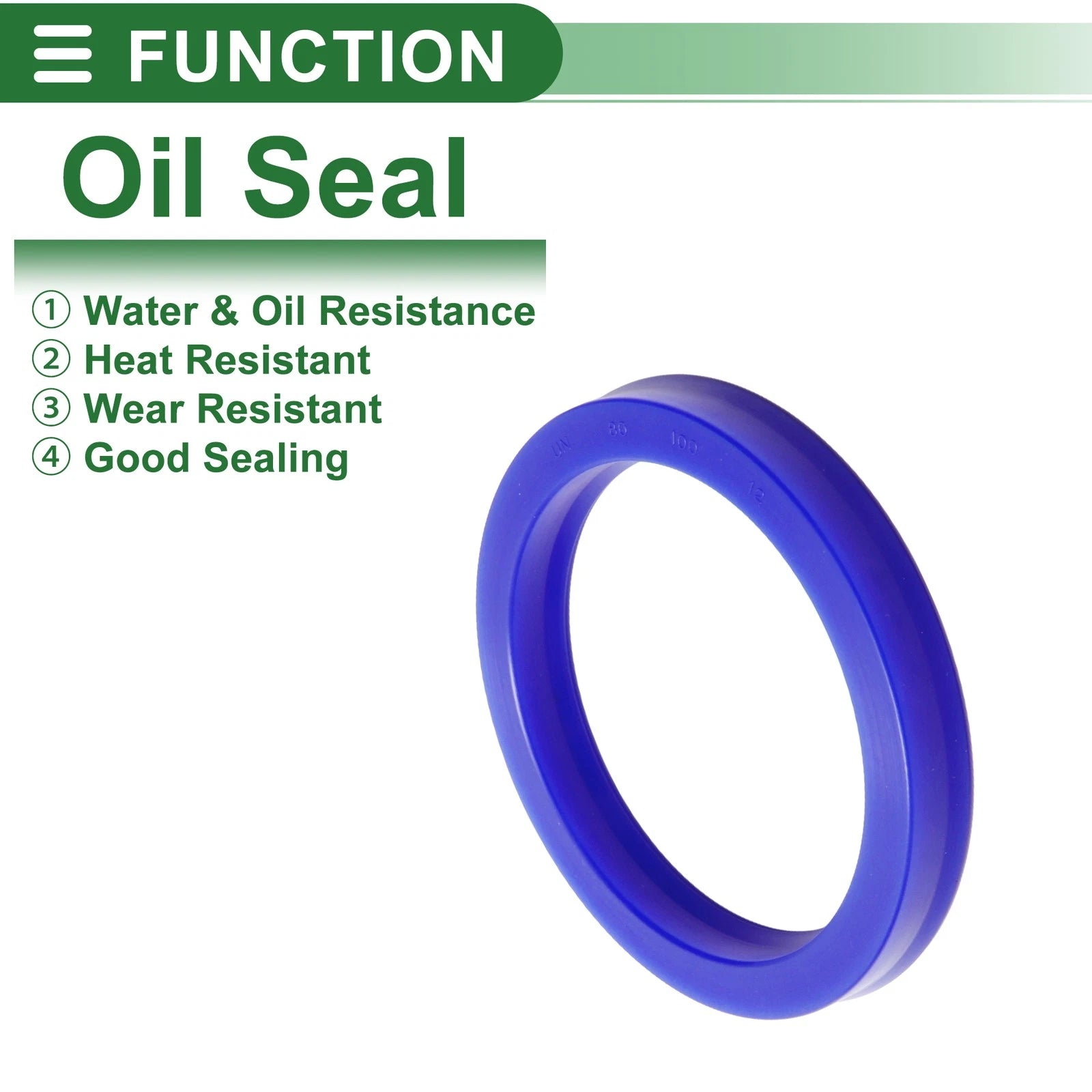Set of 5 Oil Seal Rotary Shaft Seal 80x100x12mm High Pressure