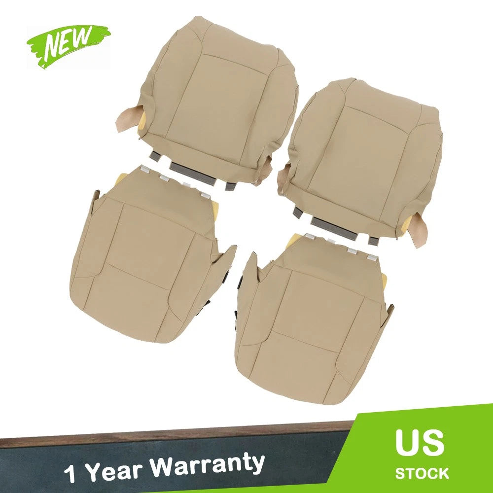 Set of 2 Leather Seat Covers for Toyota 4Runner (2003–2009) Tan