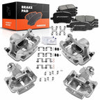 Ceramic Brake Pad & Caliper Set for Chevy Malibu Pontiac (2012–2012)