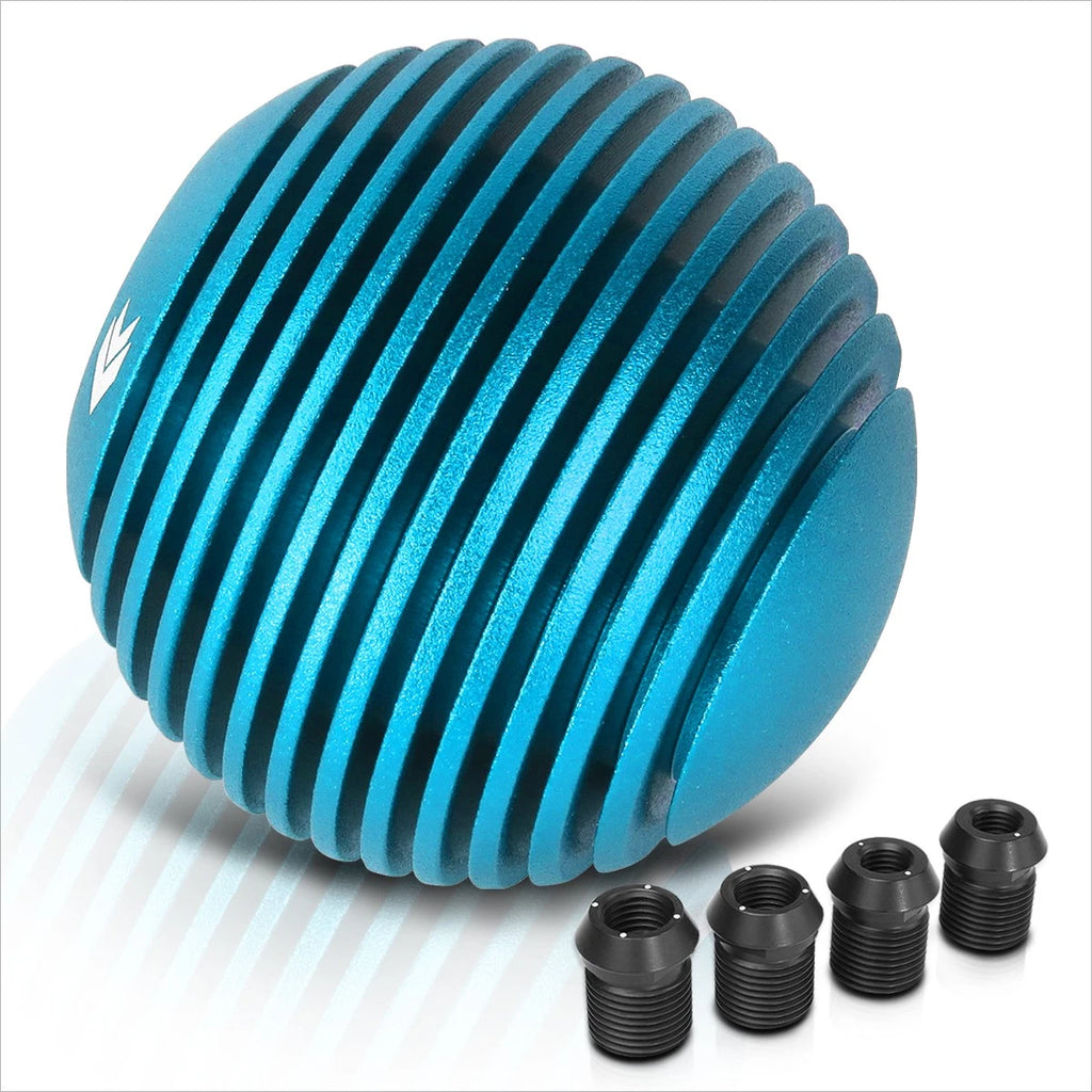 NRG SK-703BL Aluminum 50mm Heatsink Ball Shift Knob for Universal Fit (2000–2023)