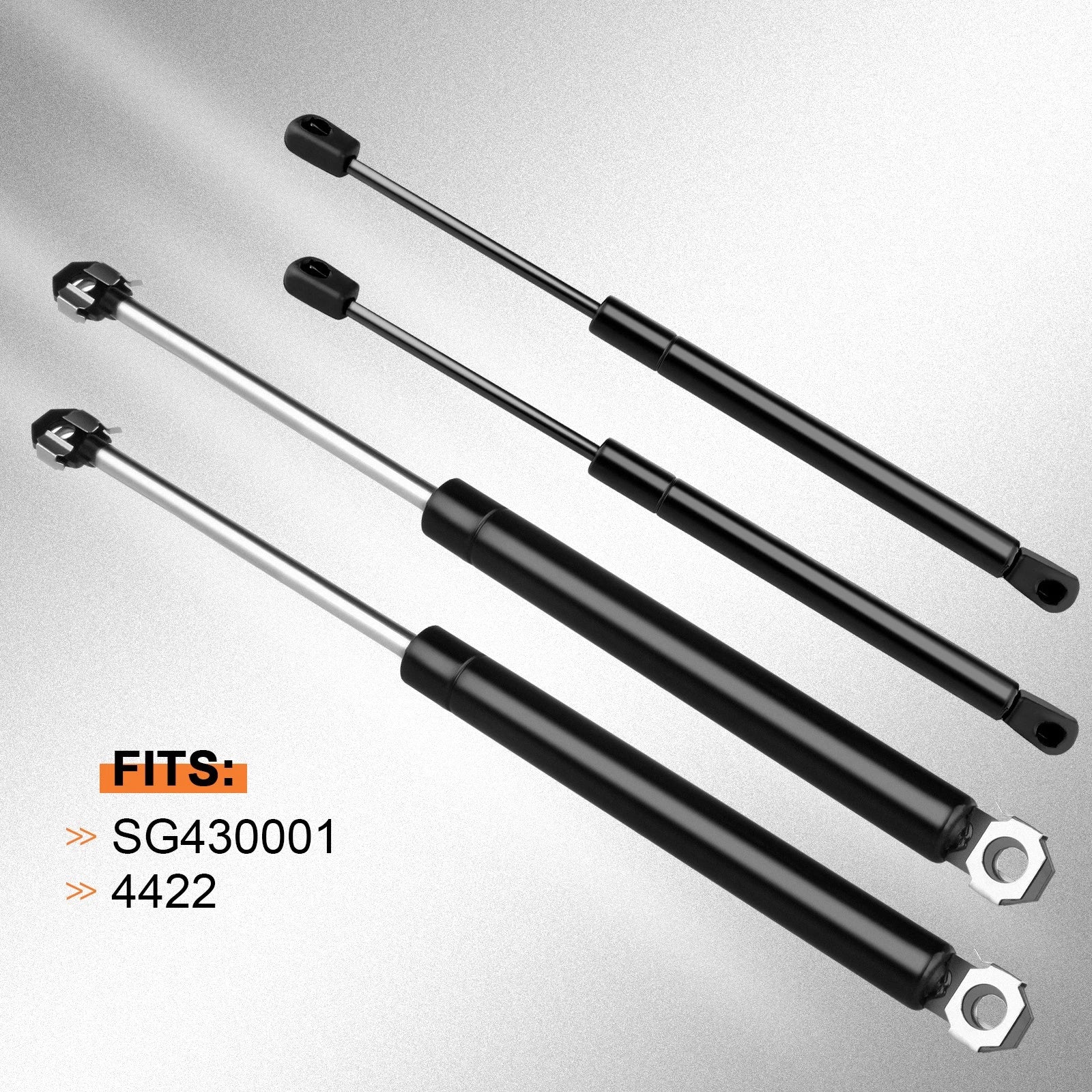 Set of 4 Hood and Trunk Lift Supports for Chevrolet Camaro Convertible (1987–1992)
