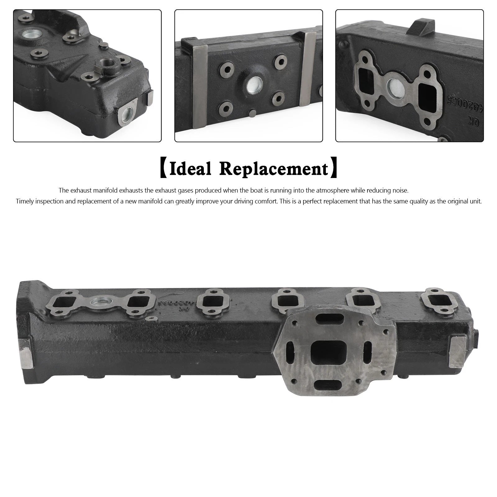 Wet Marine Exhaust Manifold for Cummins 6B 6BT 6BTA (4020065, 4020066, 4019950)