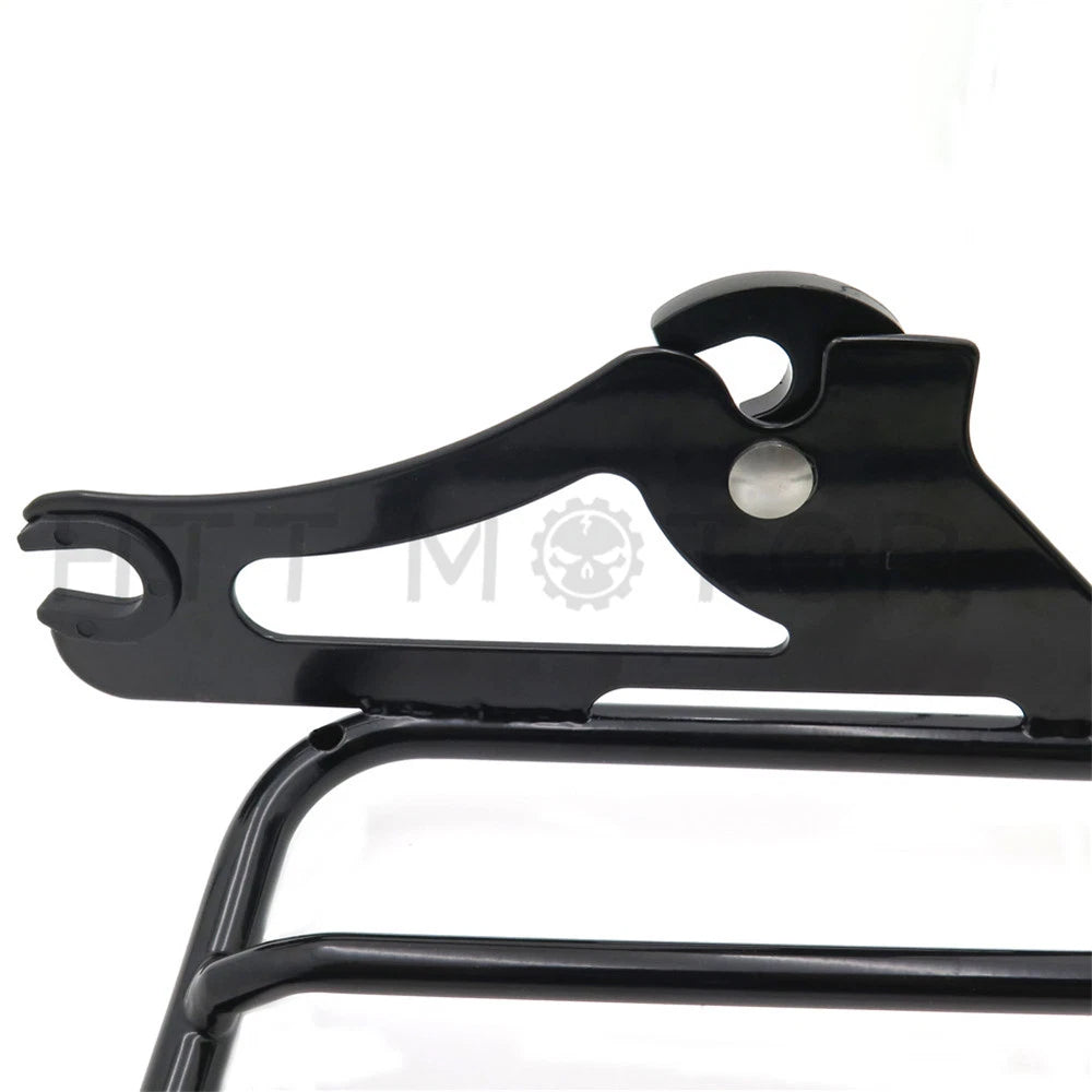 Black Air Wing Luggage Rack for Harley Touring Street Glide (2009–2017)