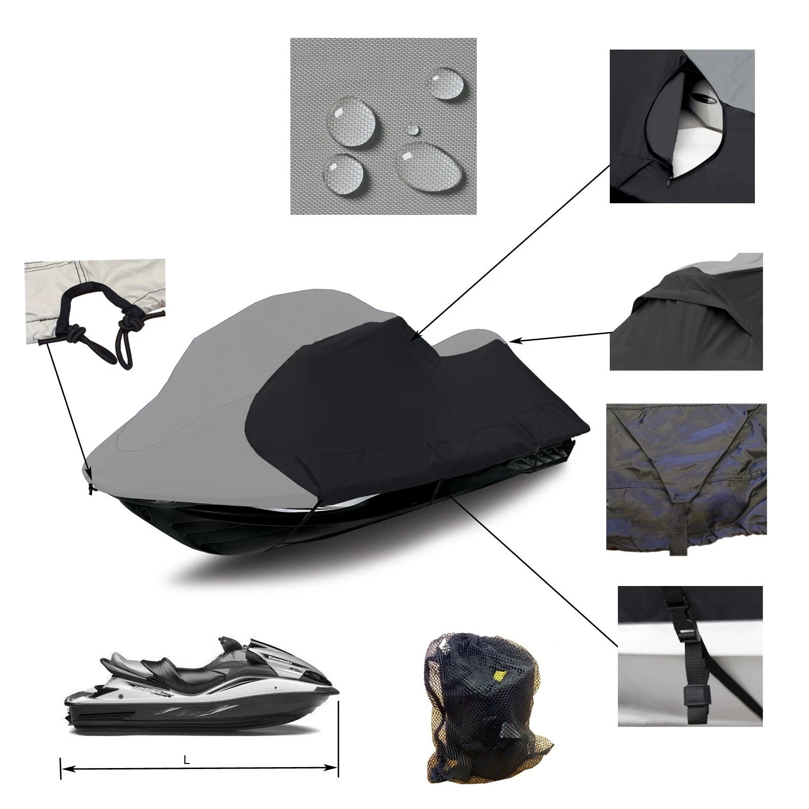 Storage Cover for Tiger Shark Monte Carlo (1994–1997)