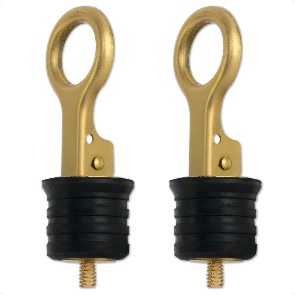 Pair of Rubber Drain Plugs for Marine (1-1/4 inches) FO3834-M2