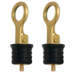 Pair of Rubber Drain Plugs for Marine (1-1/4 inches) FO3834-M2