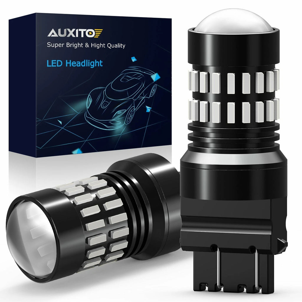 2X Red LED Strobe Brake Light Bulbs for Ford F-150 F-250 F-350