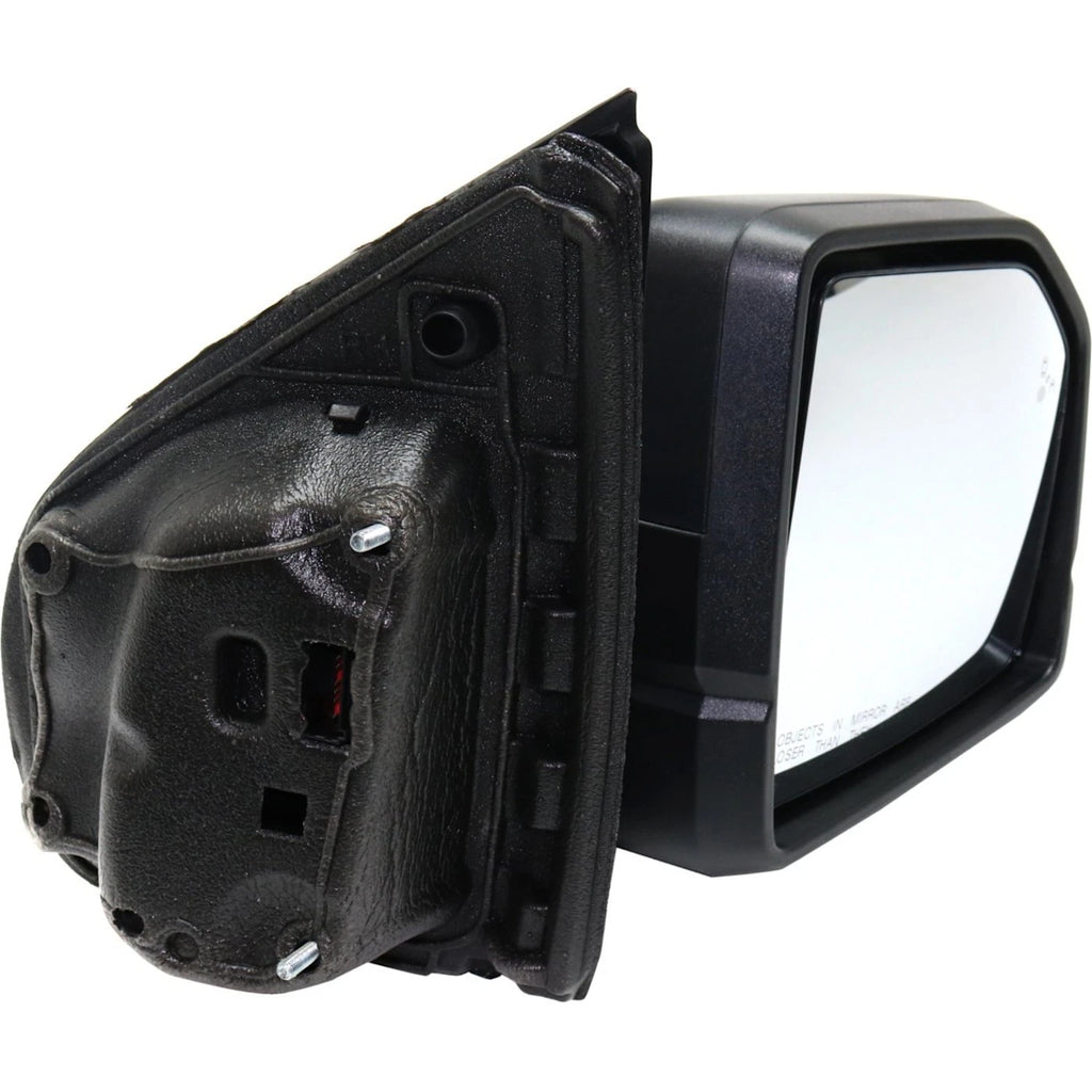 Set of 2 Heated Power Folding Mirrors for Ford F-150 (2015–2018) Black
