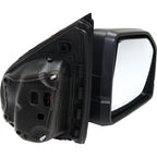 Set of 2 Heated Power Folding Mirrors for Ford F-150 (2015–2018) Black