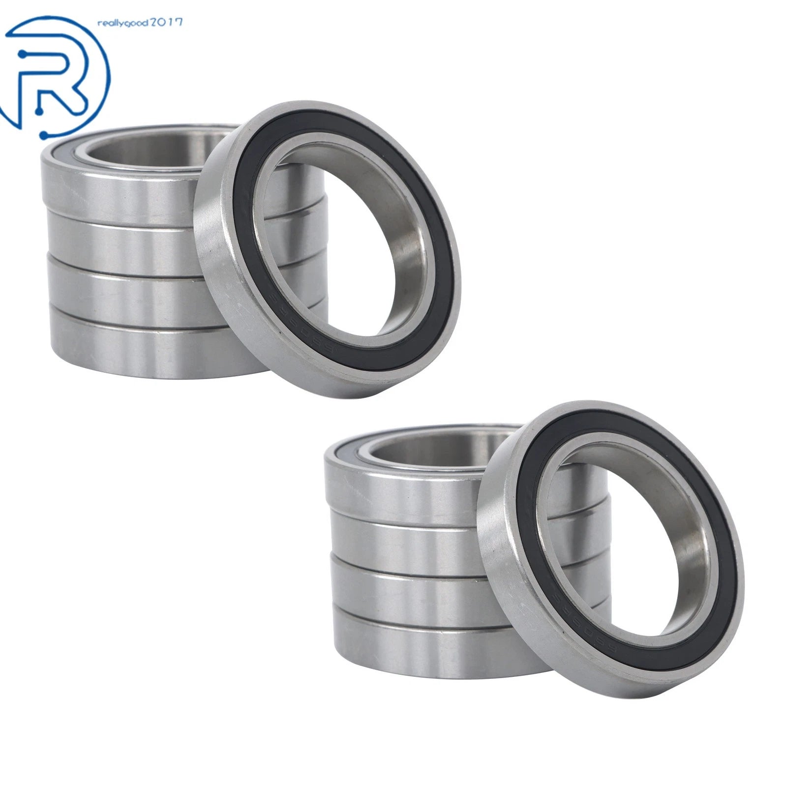 Set of 10 Bore Sealed 6909-2RS 45x68x12mm Pre-Lubricated Ball Bearings