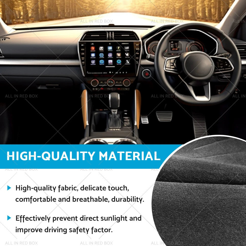 Dash Mat for Nissan X-Trail T33/Qashqai (2021–2023) Black Non-Slip