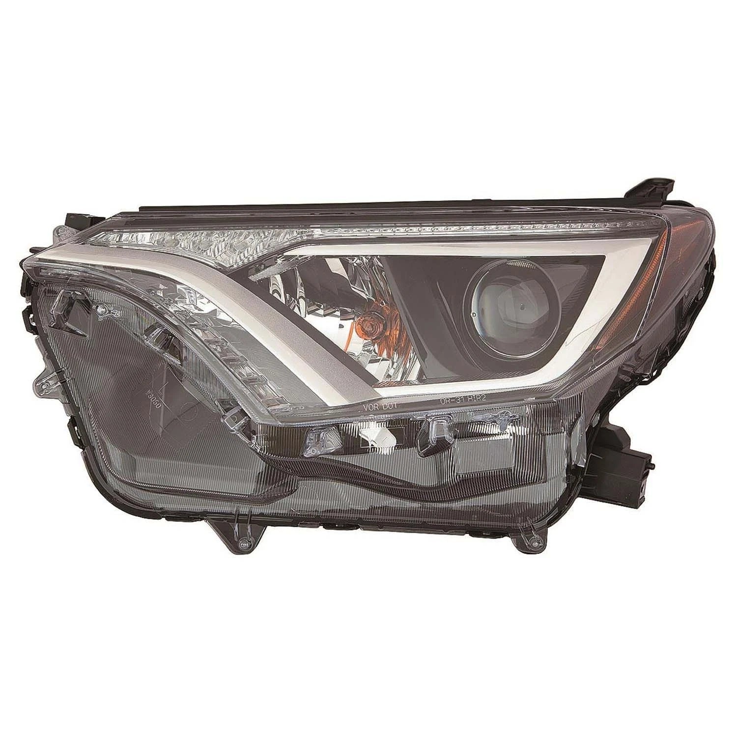 Replacement Driver Side Halogen Headlight Lens/Housing For 2016-2018 Toyota RAV4