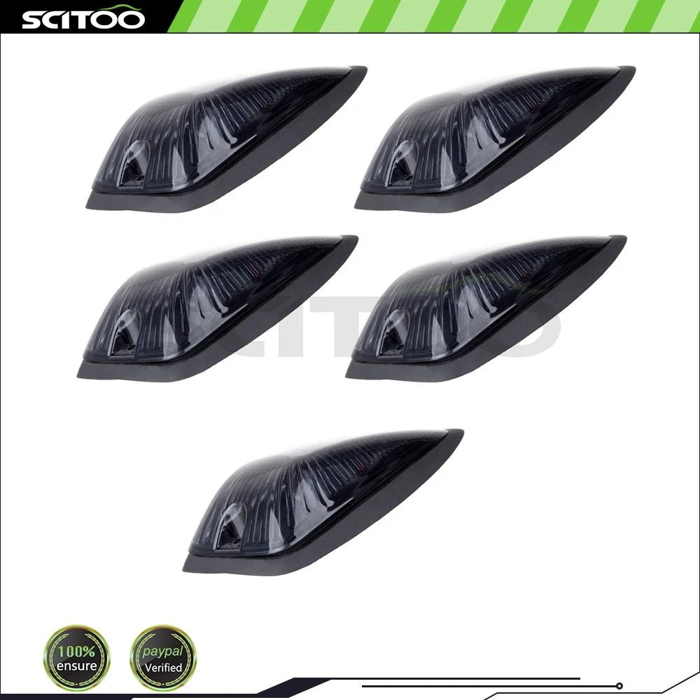 5x Smoke Lens Cab Marker Roof Clearance Light for GMC/Chevy Truck
