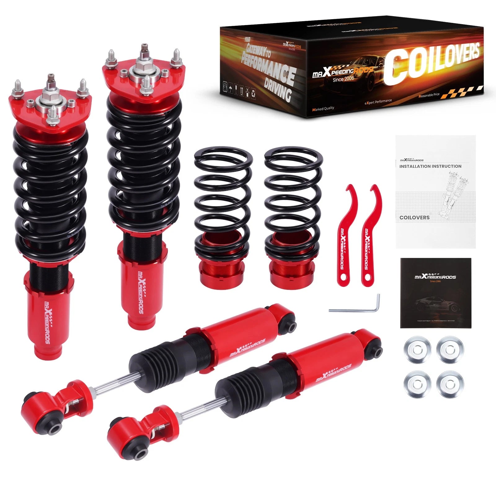 Coilover Spring Kit for Mazda 6 (2003–2007) Adjustable Height Shock Absorbers