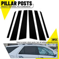 Set of 6 Pillar Posts Door Window Trim for Mercedes Benz ML350 ML550 (2006–2011)