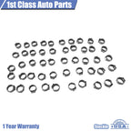 Set of 50 PEX Stainless Steel Ear Clamp Cinch Rings 1/2"