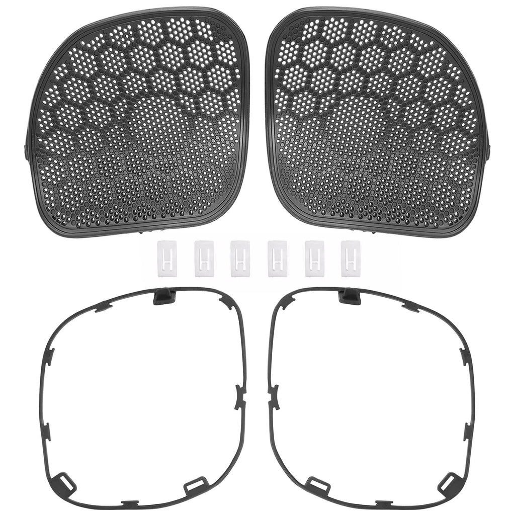 Pair Front Fairing Speaker Grille Mesh Cover for Harley CVO Road Glide (2015–2024)