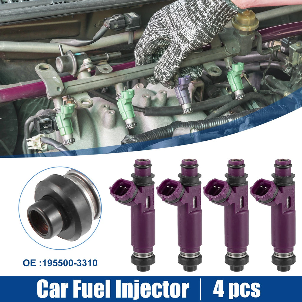 Set of 4 Fuel Injector Nozzles for Mazda Miata 1.8L L4 (1990–1997)