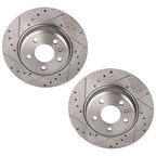Rear Brake Disc Rotors for Audi A4 A5 A6 A7 Q5 (2010–2020)