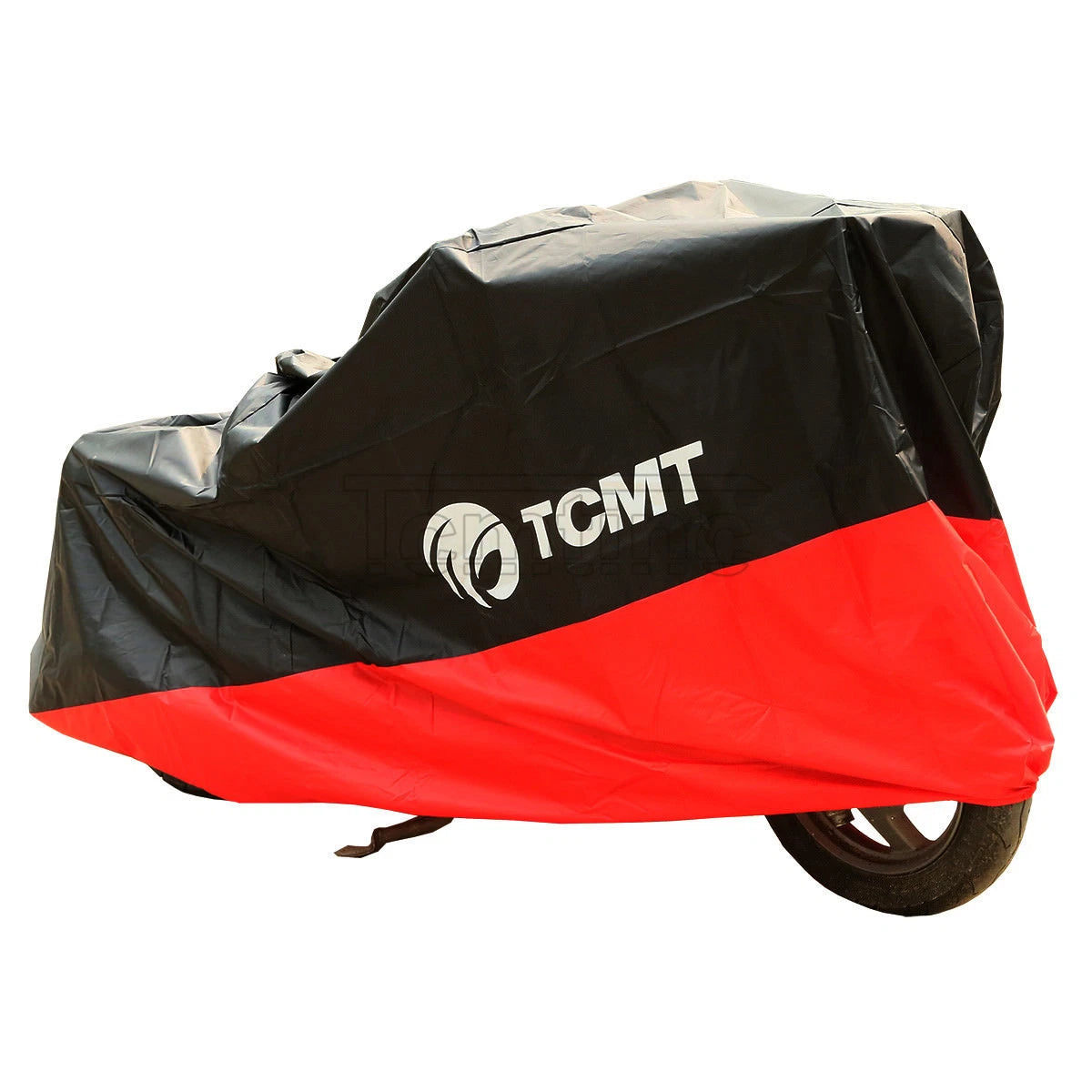 Motorcycle Cover for Harley Touring (265x105x125cm) Waterproof Black Red