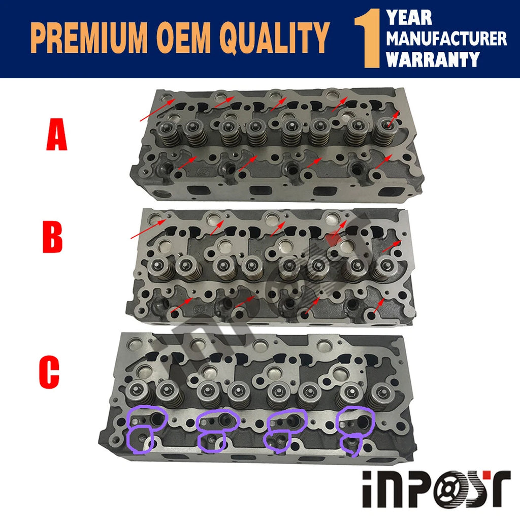Complete Cylinder Head for Kubota V2203T V2203E V2203B (V2203)