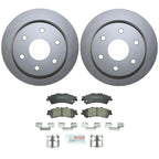 Rear Brake Kit 330mm Rotors & Bosch Ceramic Pads for Sierra Silverado 1500 (2014–2023)