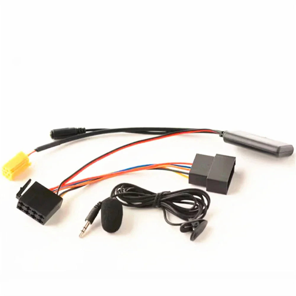 Bluetooth AUX Cable Microphone Adapter 6Pin for Alfa Romeo Fiat