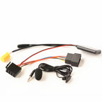 Bluetooth AUX Cable Microphone Adapter 6Pin for Alfa Romeo Fiat