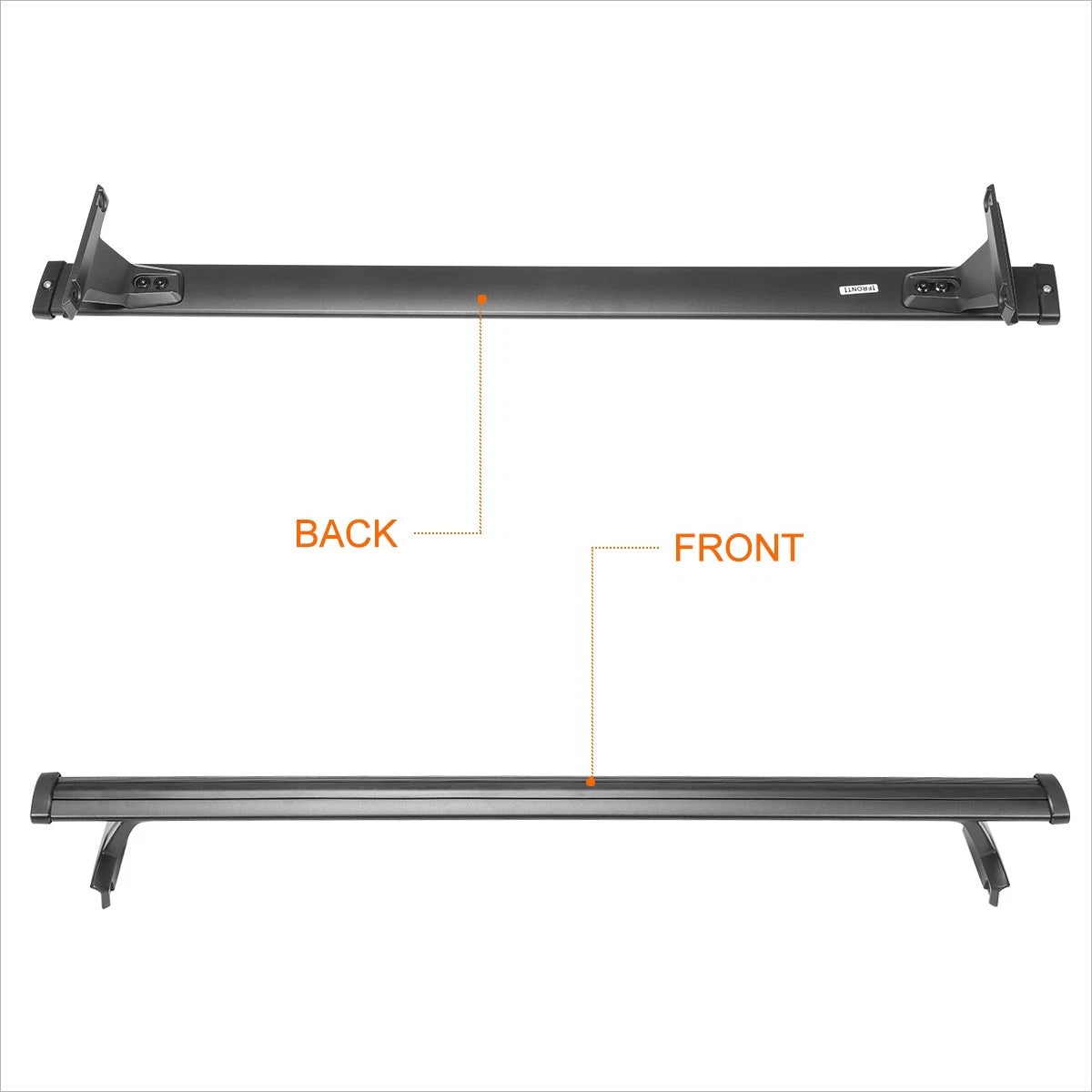 Front License Plate Mounting Bracket for Audi Q7 (2007–2015) Gloss Black