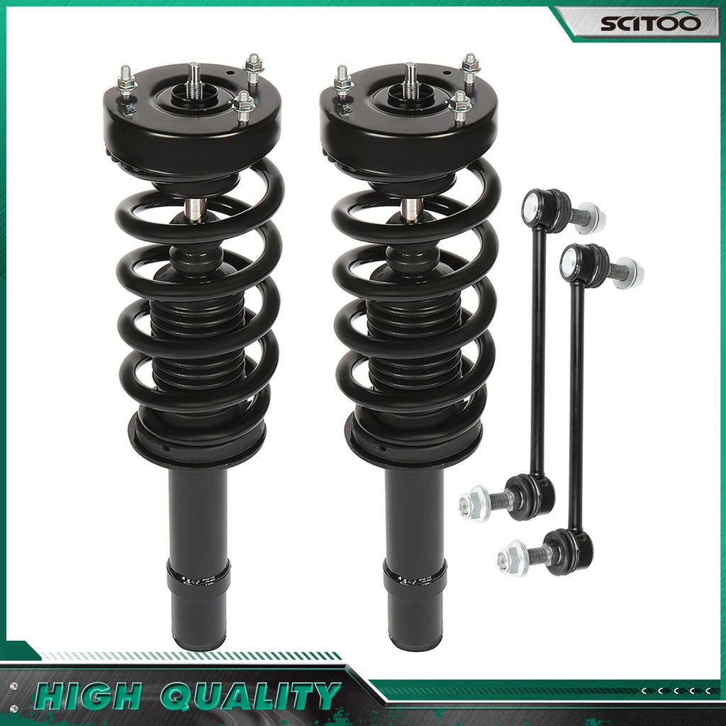 Set of 2 Front Struts & Sway Bars for Dodge Charger Chrysler 300 (2012–2022)