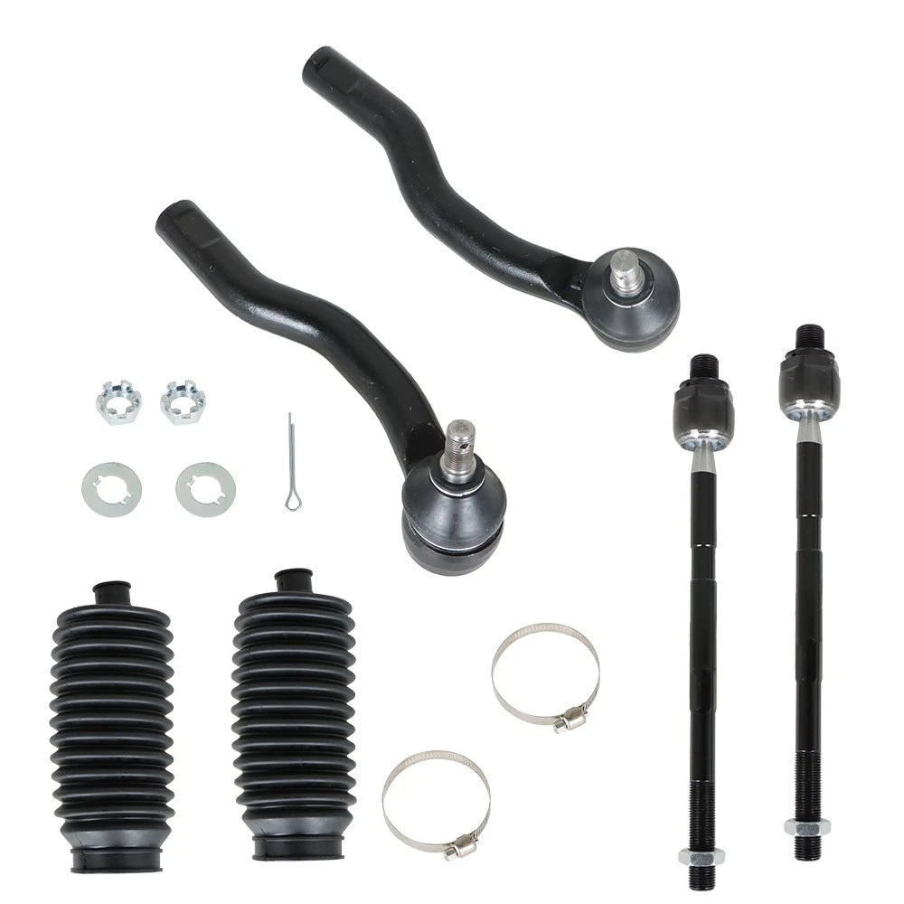 6x Tie Rod Boot Kit for Ford Edge, Lincoln MKX (2007–2014)