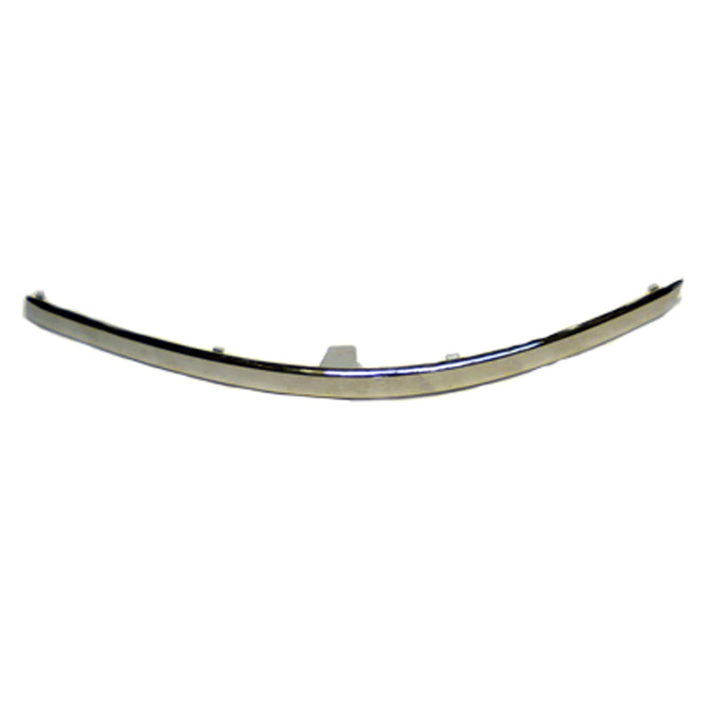 Replacement Chrome Plastic Driver Side Front Bumper Cover Molding
