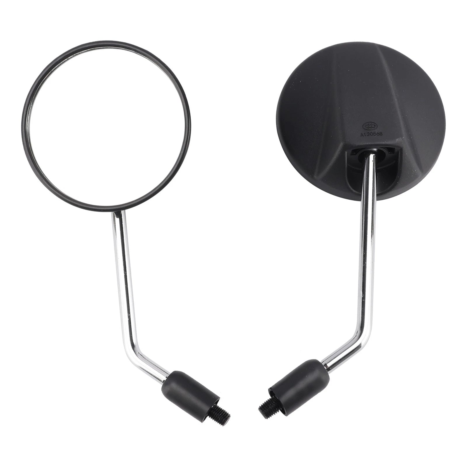 Pair Mirrors Assy Black 56001-0137 for Kawasaki KLR 650 (2012–2014, 2018)