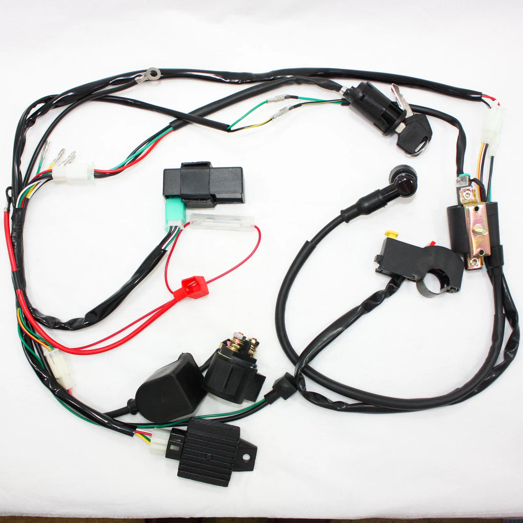 Electric Start Engine Wiring Harness Loom for Quad Bike ATV Buggy (110 125c)