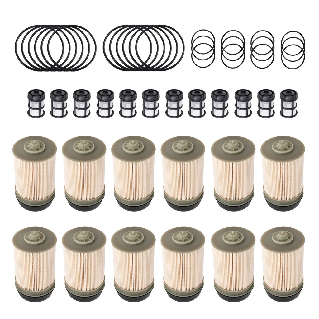 Set of 12 Diesel Fuel Filters for Freightliner Detroit DD13/DD15/DD16