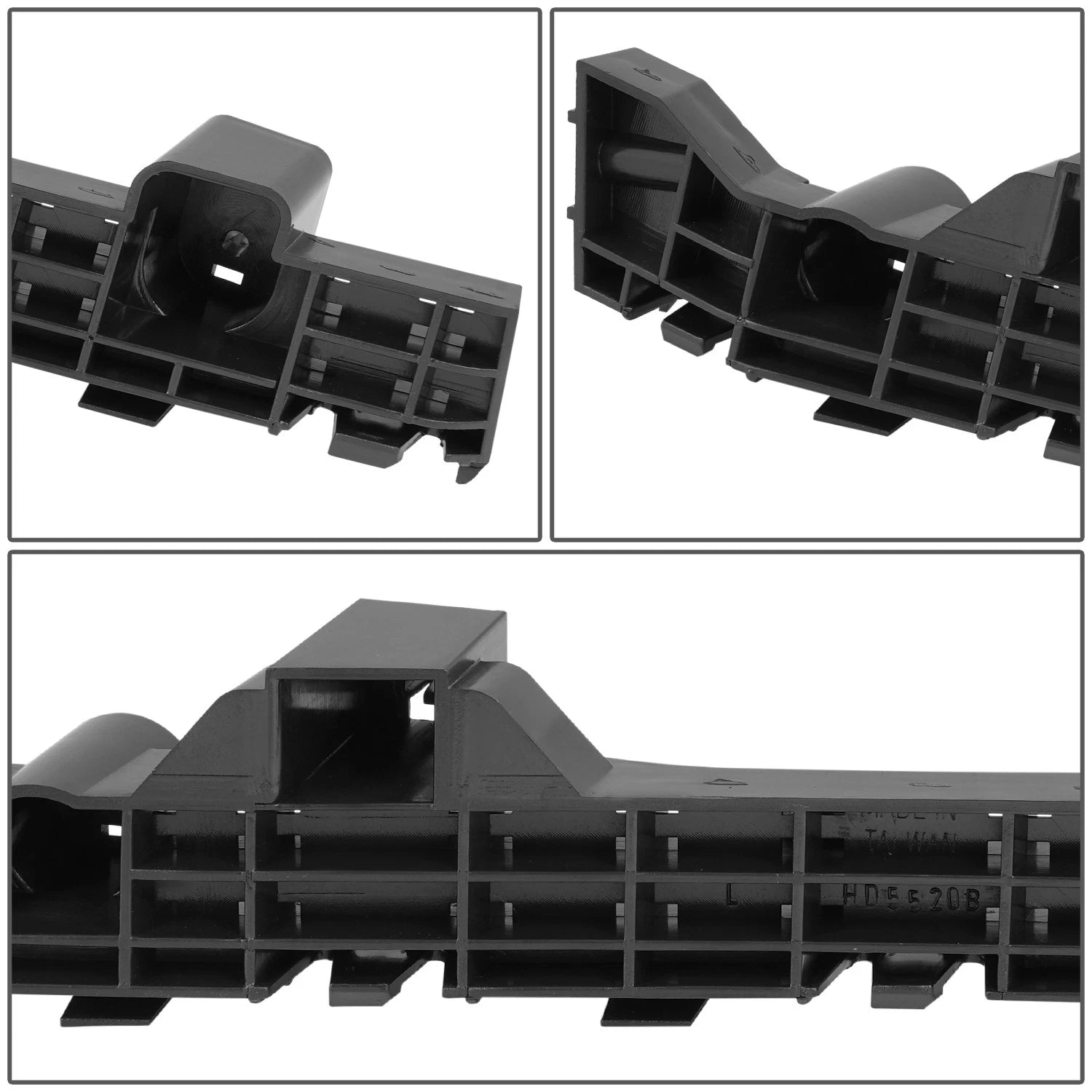 Set of 4 Shark Fin Style Rear Bumper Splitter Diffusers for Chevy Camaro (2010–2022)
