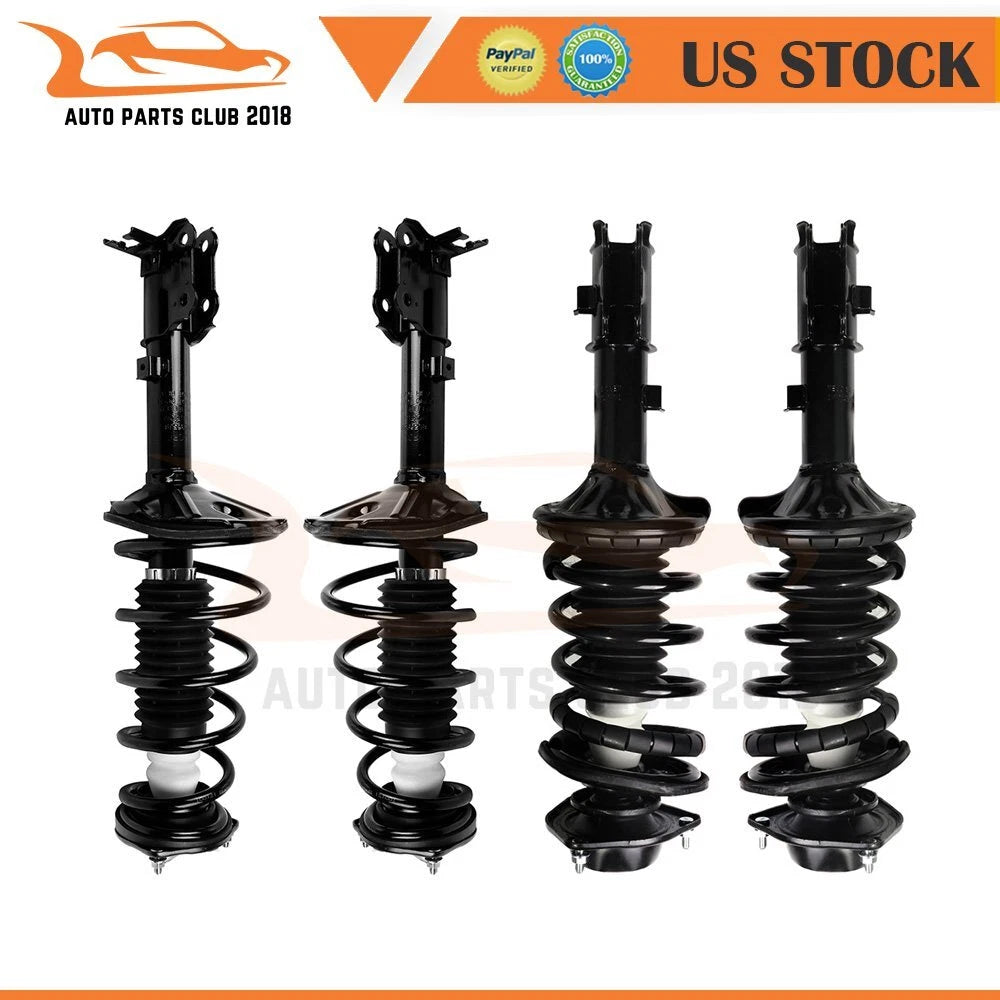 Set of 4 Struts Shocks Springs & Mounts for Hyundai Accent (2000–2005)