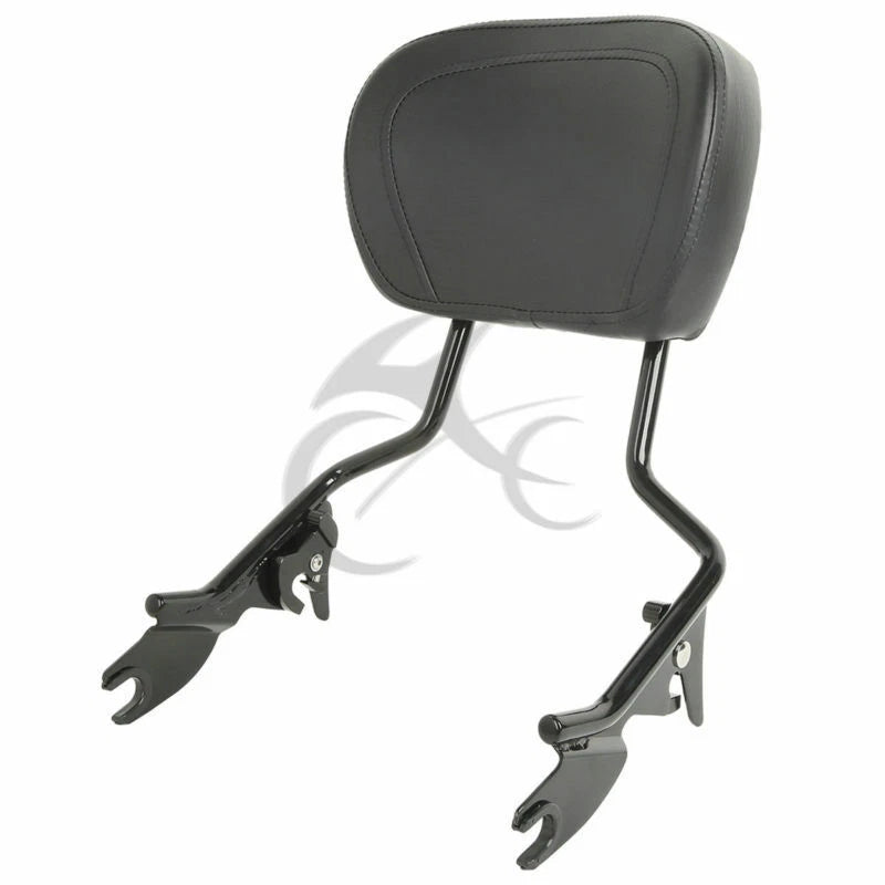 Set of 4 Docking Hardware & Backrest Sissy Bar for Harley Road Glide (2009–2013)