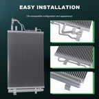 Aluminum AC Condenser for Hyundai Elantra (2007–2012)