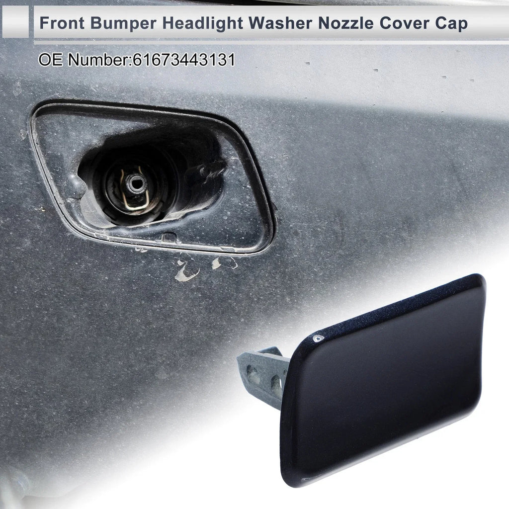 Left Front Bumper Headlight Washer Nozzle Cover for BMW X3 Dark Blue