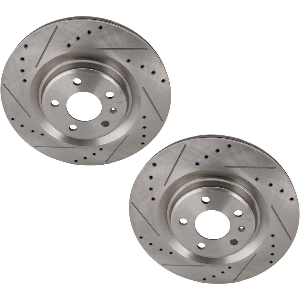 Rear Brake Disc Rotors for Audi A4 Quattro Q5 Q6 Q7 A6 A7 (2010–2020)