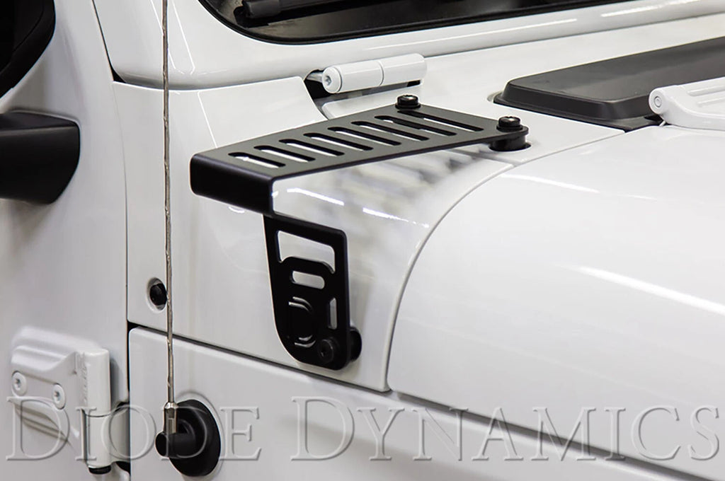 Cowl Bracket Kit for Light Bar for Jeep Wrangler Gladiator (2018–2021)