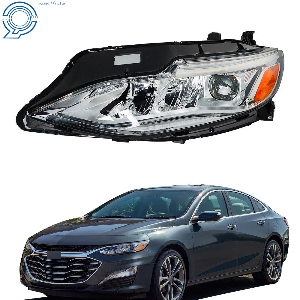 LED Headlight for Chevrolet Malibu (2019–2021) Chrome Housing Left Side